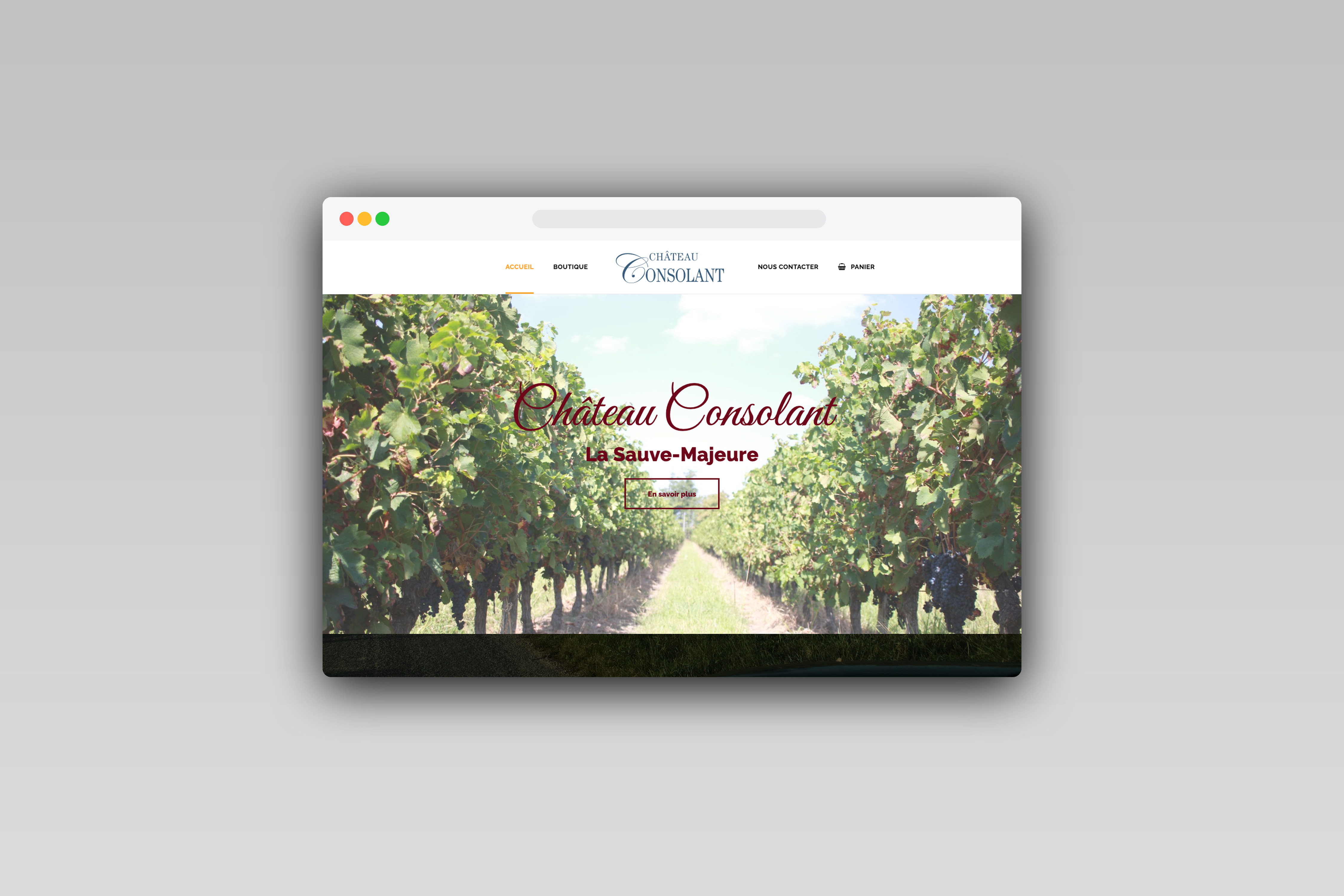 Boutique en ligne Château Consolant
