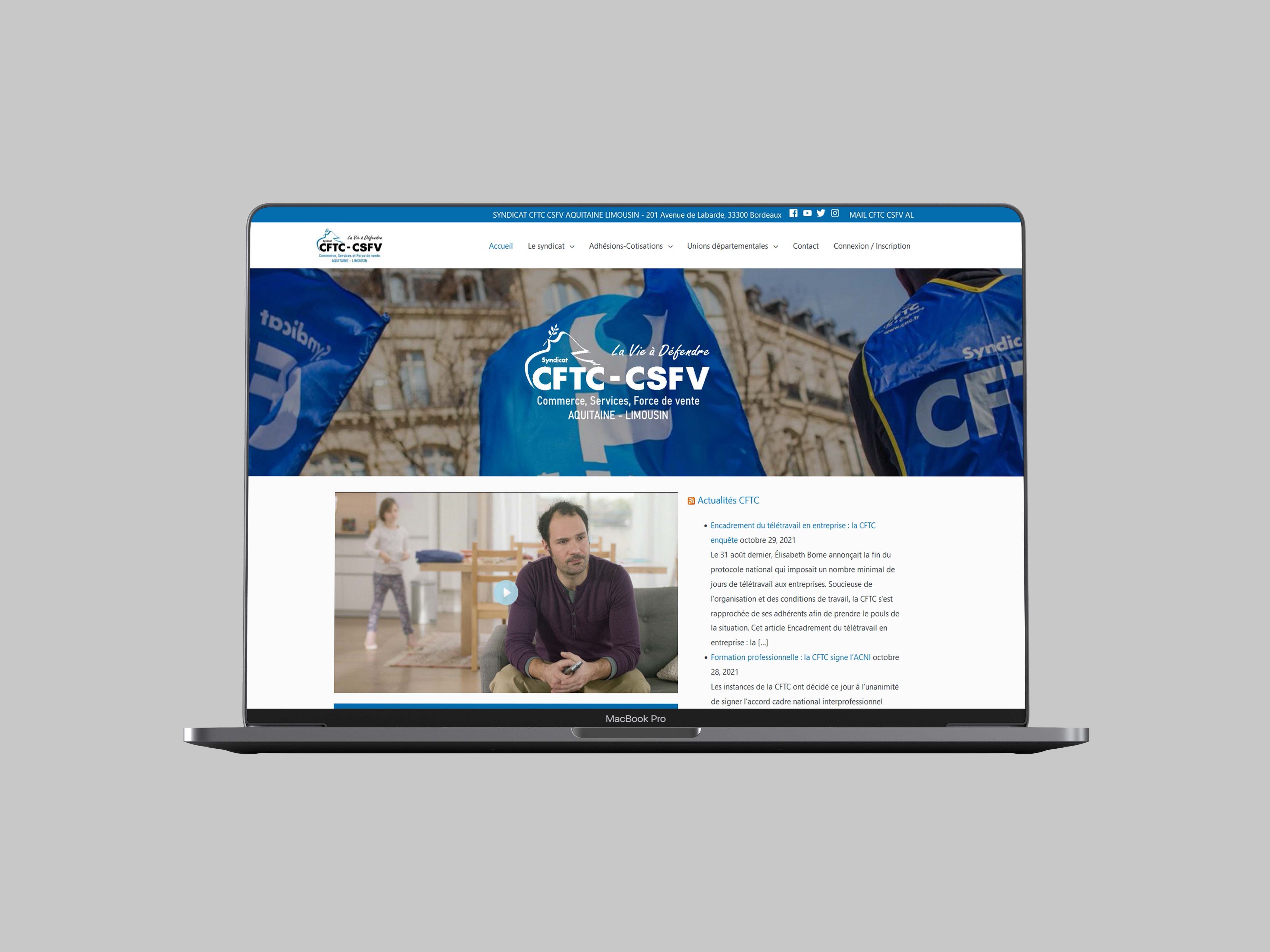 Site Entreprise CSFV Aquitaine