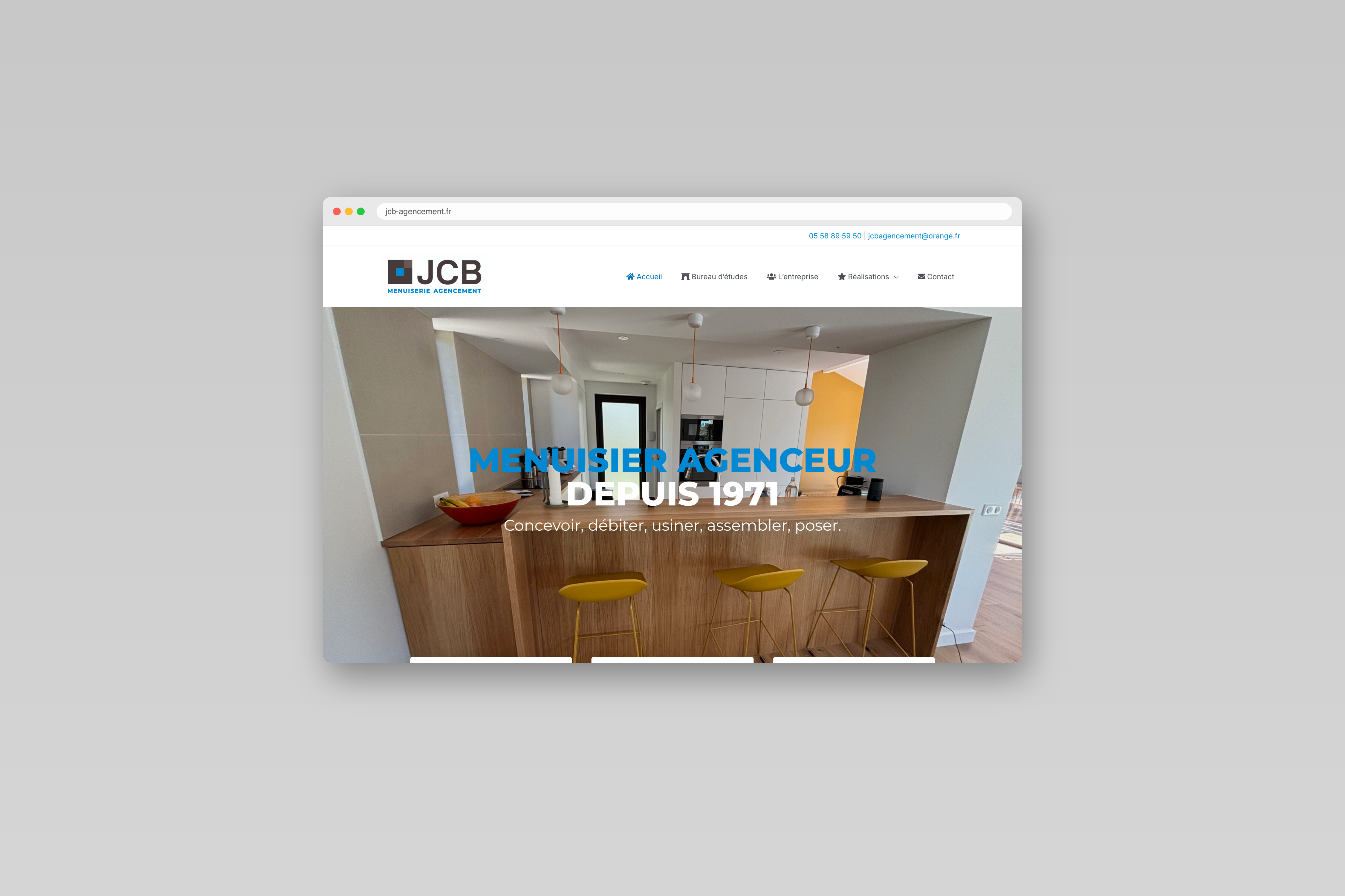 Site Entreprise JCB Agencement