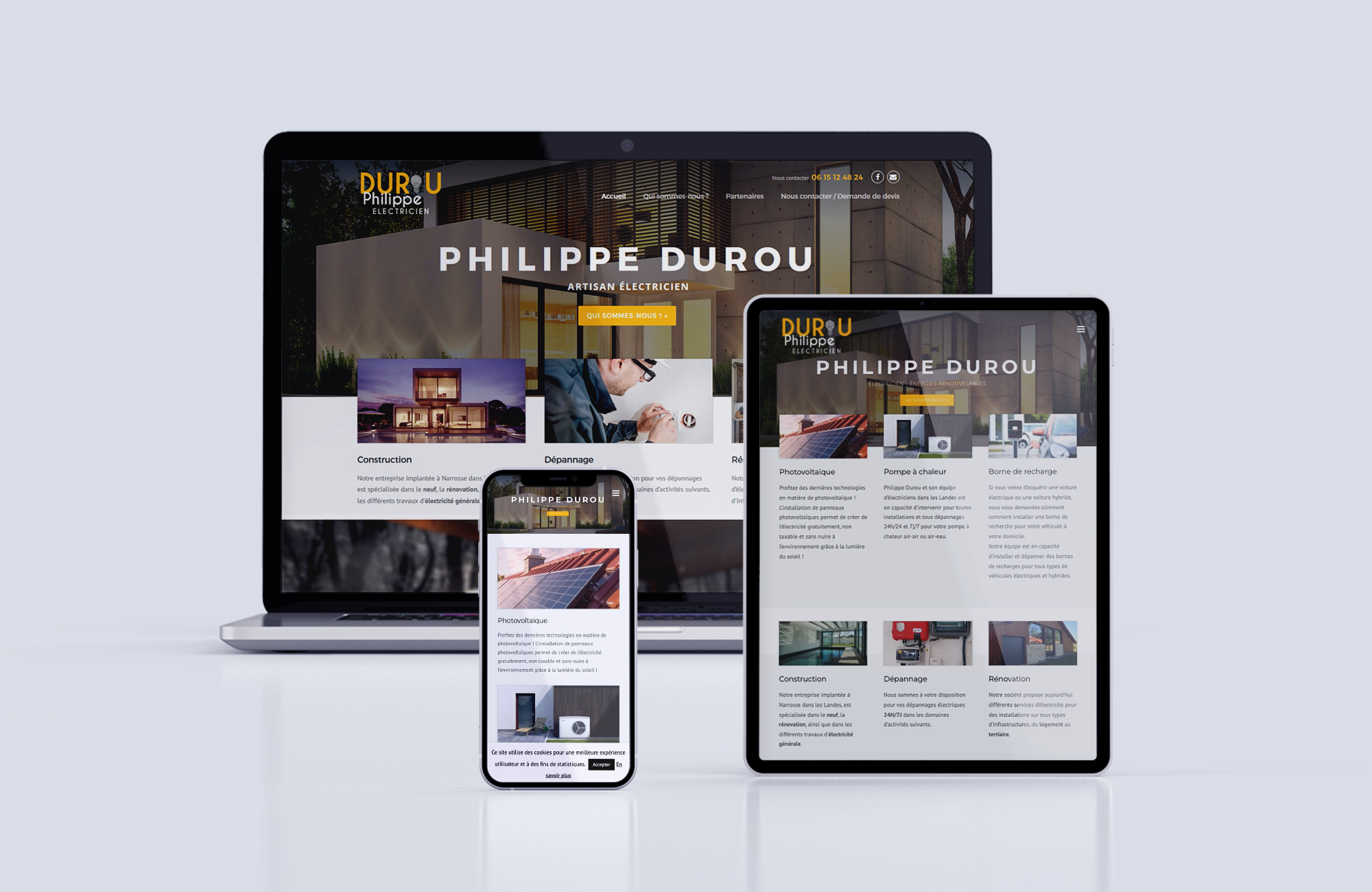 Site Entreprise Philipe Durou